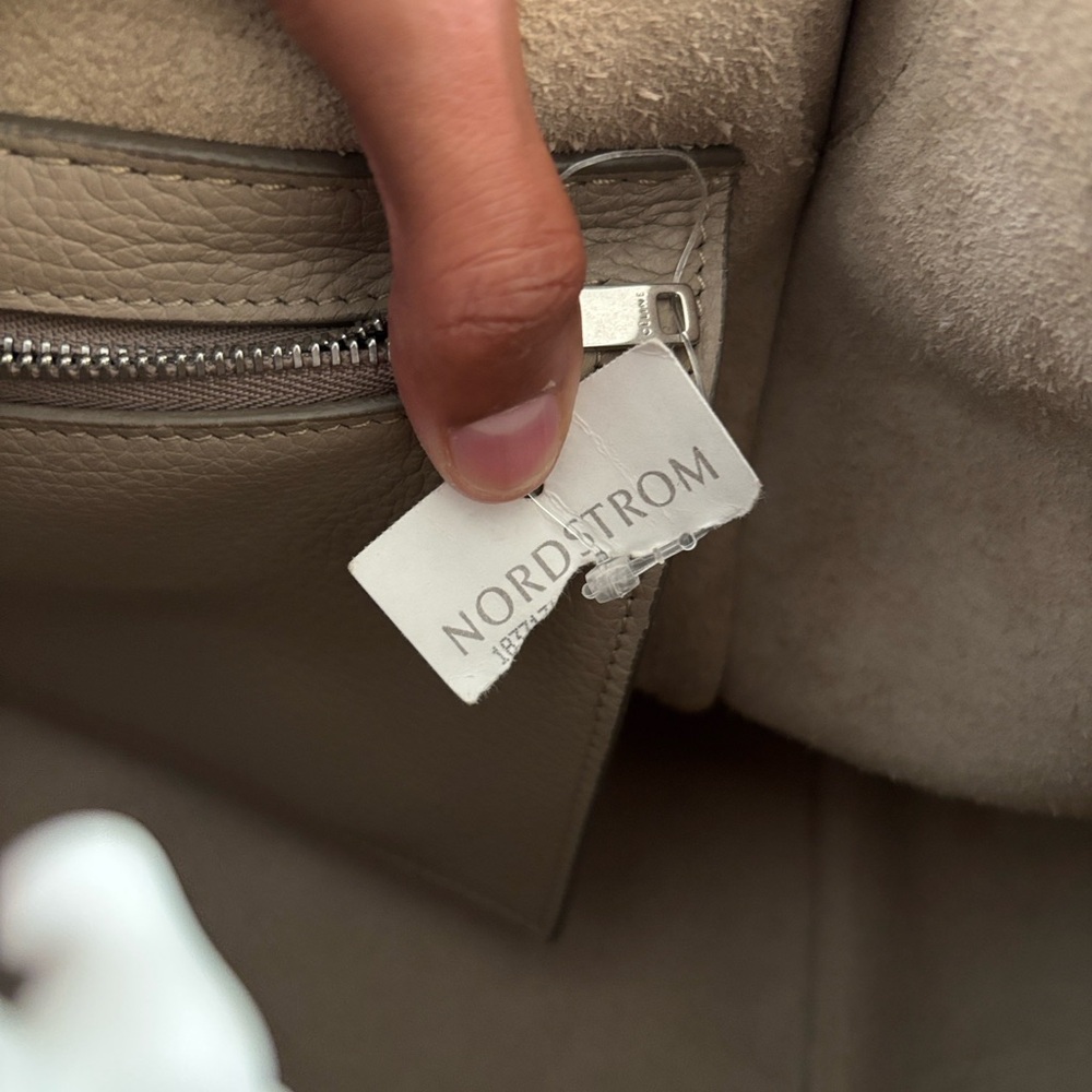 Celine Taupe Beige Leather Big Bag Small - Picture 10 of 10